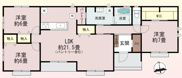 前橋市朝倉町　平屋　築住宅の画像