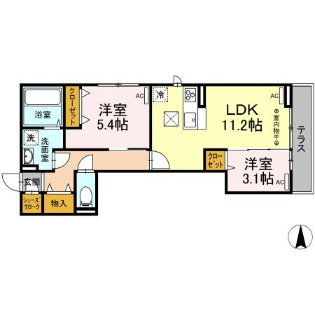 【間取り】 | D-room元本郷町