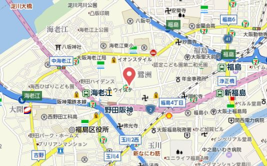 【地図】 | ビバーチェ鷺洲