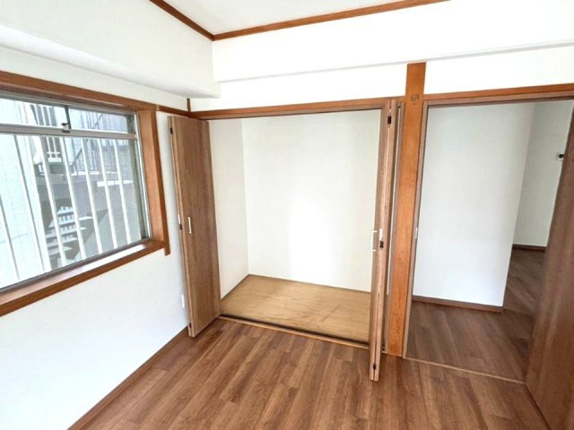 東難波ハイツの収納|2026年8月　クローゼット新調
住空間スッキリ！居室収納有
