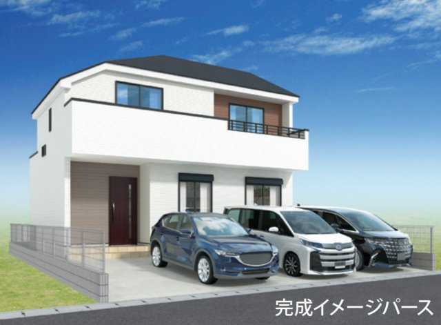 横浜市港南区下永谷５丁目 新築戸建て【仲介手数料無料】カースペース3台