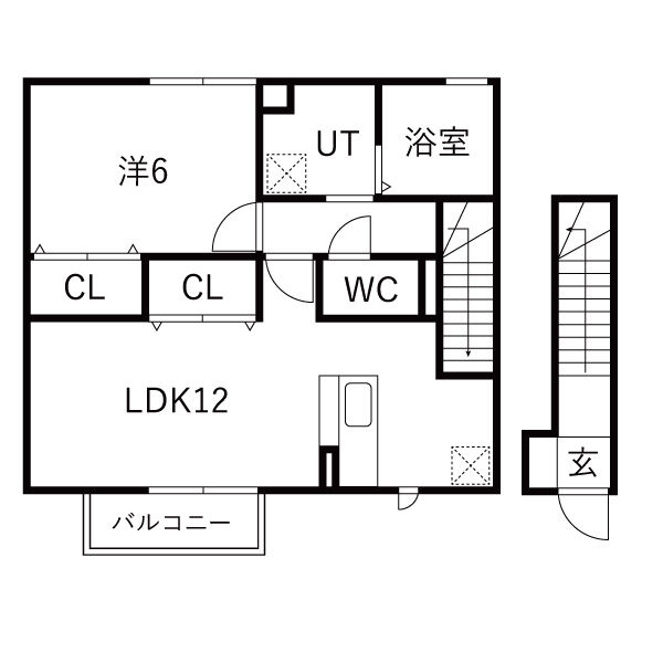 メゾン　エスポワールの間取り