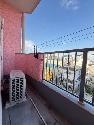 エルロード住吉6号館のバルコニー