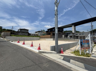 【外観】 | 土地　サントピア玉島八島　24号地 | 敷地全体像。南東側から撮影。