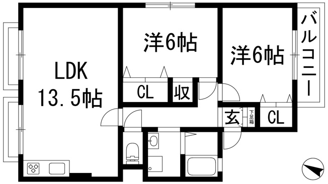 【間取り】 | ドエル瑞原