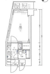 エクセリア新宿の間取り