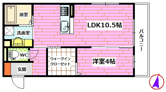 プレーゴ東雲本町の間取り