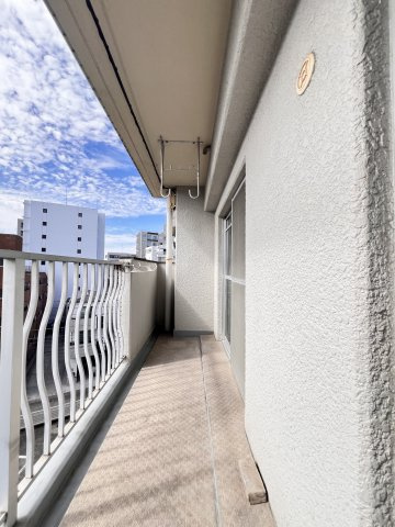 玉川マンションのバルコニー