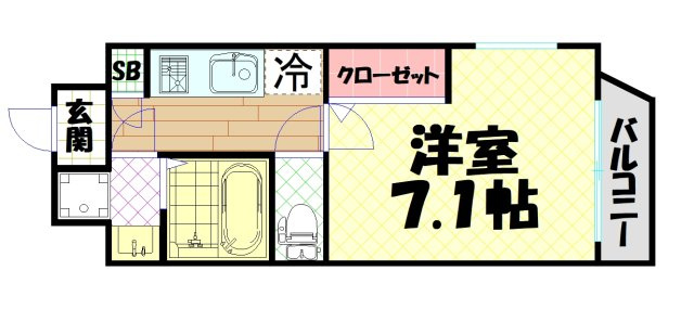 【間取り】 | エイペックス京町堀ⅠⅠ
