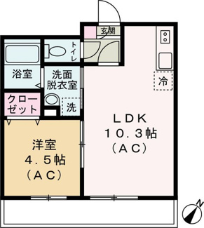 【間取り】 | ブリリアンス根岸