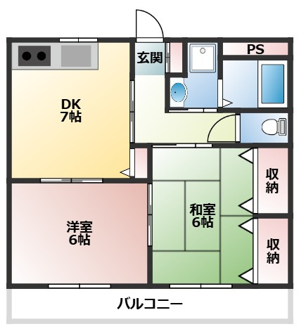 ノースグリーンの間取り