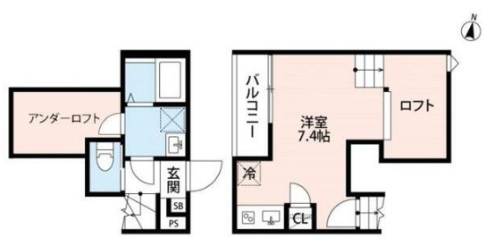 robot home 西大宮Bの間取り