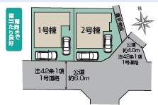 川越市霞ヶ関北５丁目　３(４)LDK＋駐車２台新築戸建の区画図