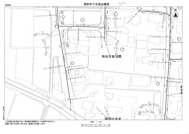 見附市熱田町　土地建物の地図