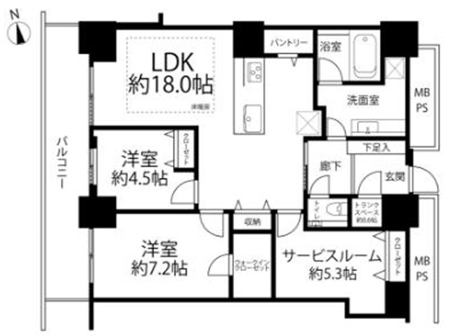 【間取り】 | W Comfort Towers WEST