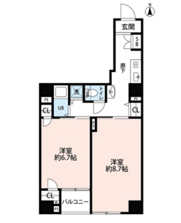 【間取り】 | プレール神田佐久間町