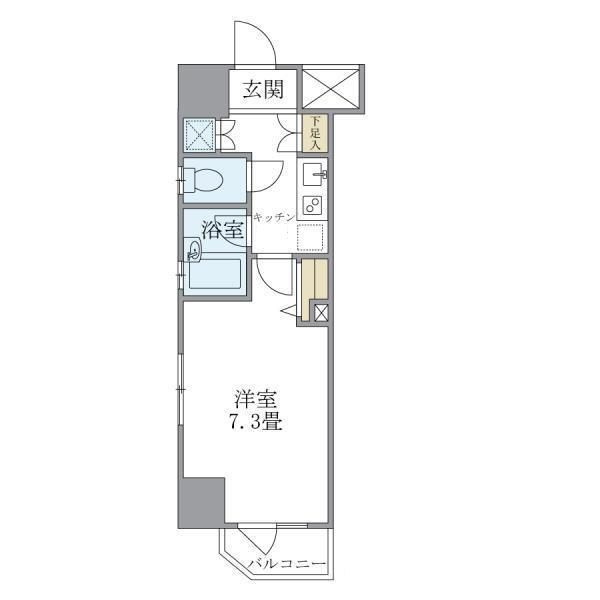 コート新御徒町の間取り|間取りです。