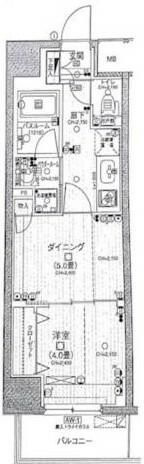 日神デュオステージ浅草の間取り