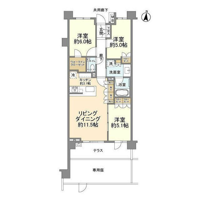 ブランズ文京護国寺の間取り