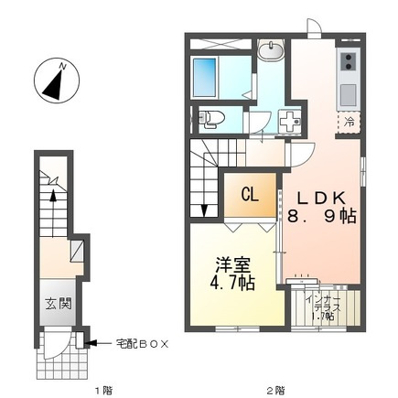 エスターテの間取り