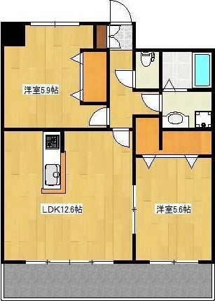 クロノス16月出の間取り