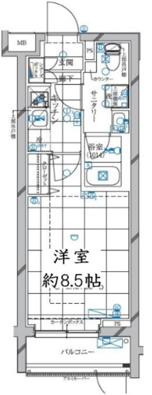 【間取り】 | レガリス蒲田