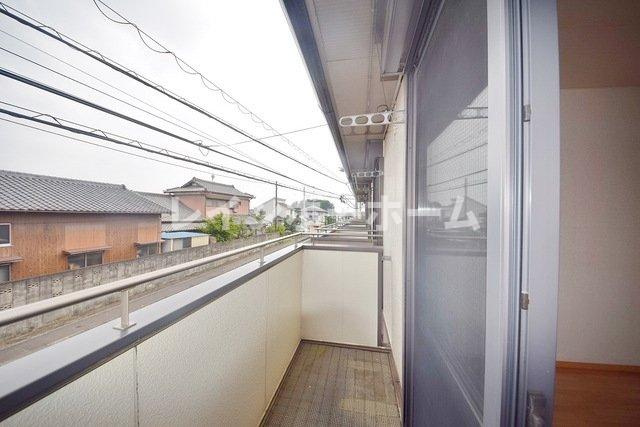 ブローテ川越Ⅱのバルコニー