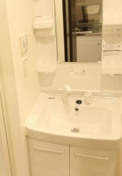 クレイノＫサンライトⅤの洗面所