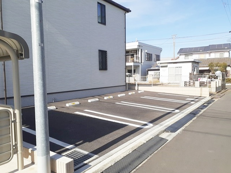 シェルティの駐車場