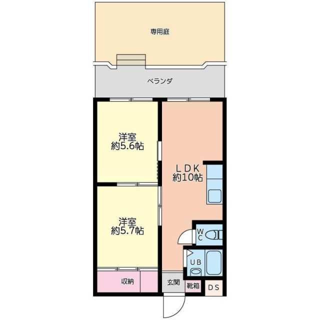 コーポビアネーズの間取り
