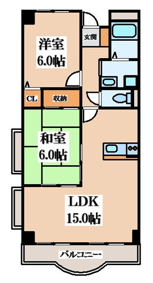 【間取り】 | 野崎駅前ビル