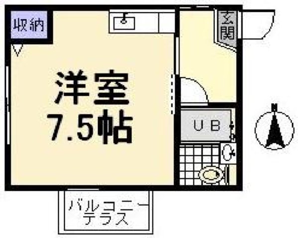 ハイツダイネツの間取り