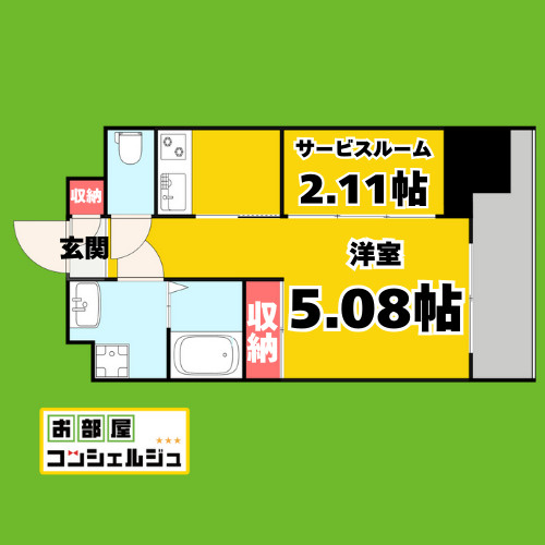 エステシア上前津の間取り