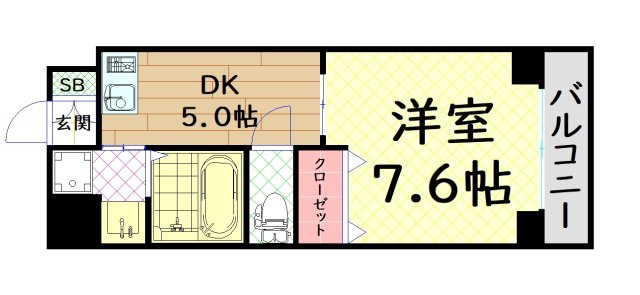【間取り】 | Jクレストドーム前