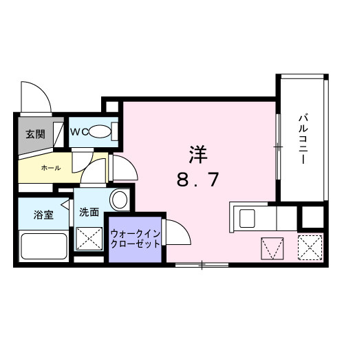 ヒカルサ明石南王子の間取り