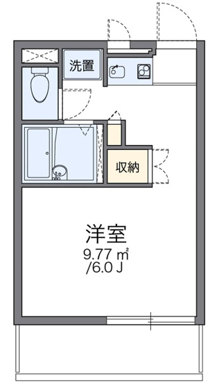 【間取り】 | レオパレスシャルムⅡ