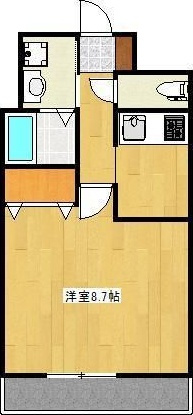クロノス29新町の間取り