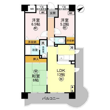 GALAXY WILL 中百舌鳥の間取り