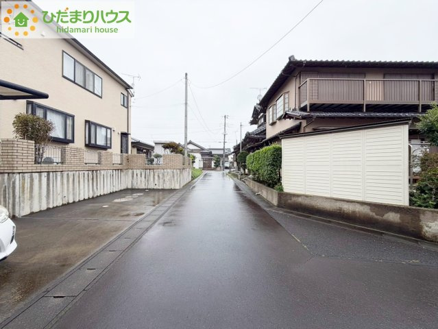 ひたちなか市平磯遠原町1期　新築戸建の前面道路含む現地写真|平磯駅徒歩１０分で通勤・通学も安心です(*^^*)