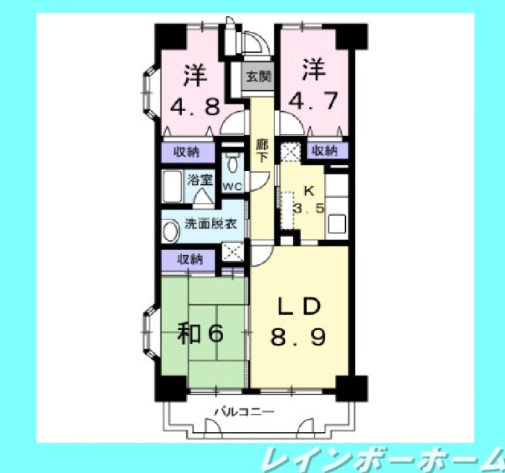 【仲介手数料：50％OFF】対象物件！の間取り