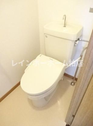 【仲介手数料：50％OFF】対象物件！のトイレ|コンパクトで使いやすいトイレです