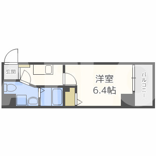 レクシア天神橋の間取り|レクシア天神橋　開放感ある間取り