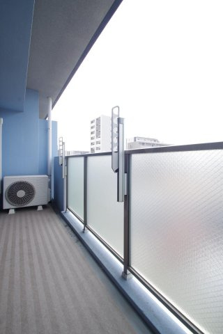 クロノス40新町IIIのバルコニー
