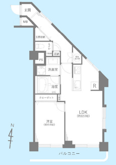 【間取り】 | キャッスルマンション代官山