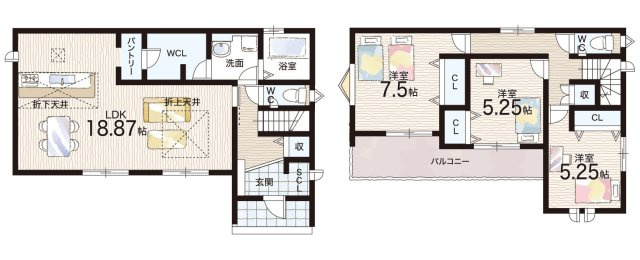●磯城郡田原本町阪手　第４期　売土地の参考プラン|参考間取り