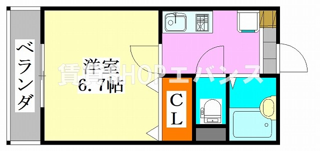 【間取り】 | ロングインA