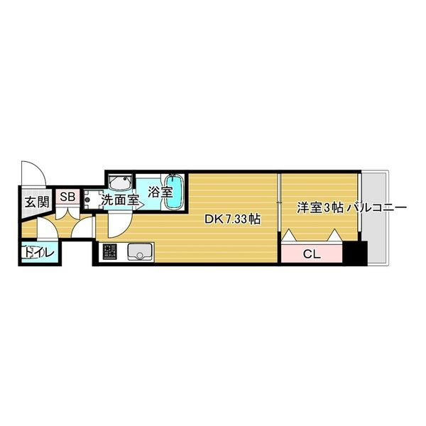 THE GARNET SUITE RESIDENCE 京都駅南の間取り
