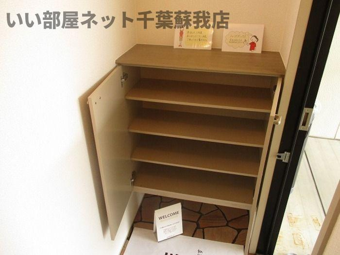 ひばり野ハイツ　Ｂの玄関|毎日通る玄関はこちらです