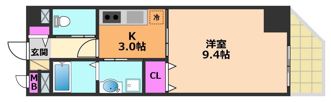 I’s SQUARE(アイズスクエア)の間取り