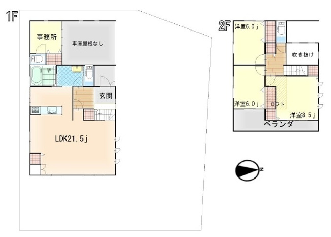 【間取り】 | 上高丸３丁目　中古戸建